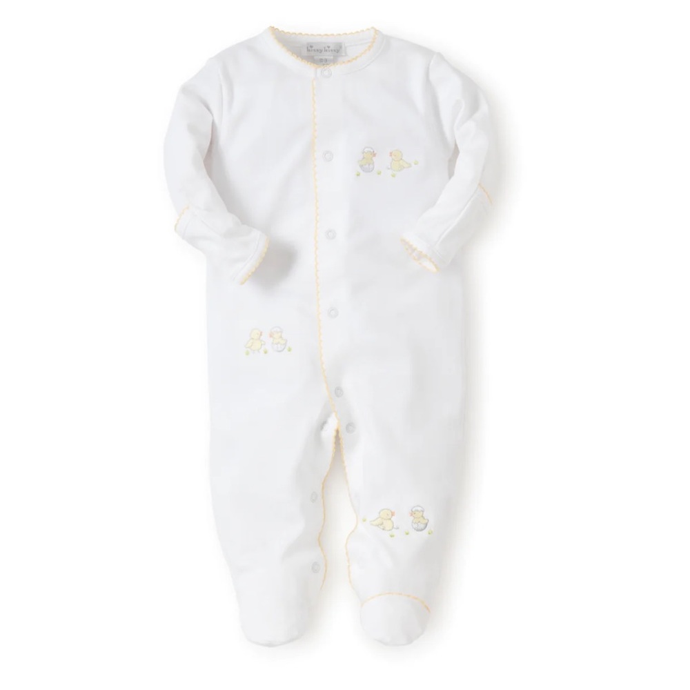 Kissy Kissy Hatchlings Footie & Hat Set, 0-3M